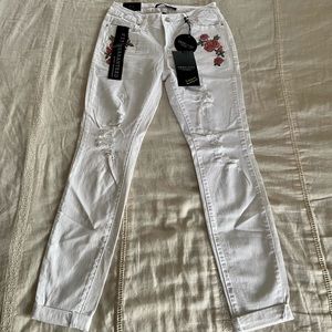 Embroidered jeans